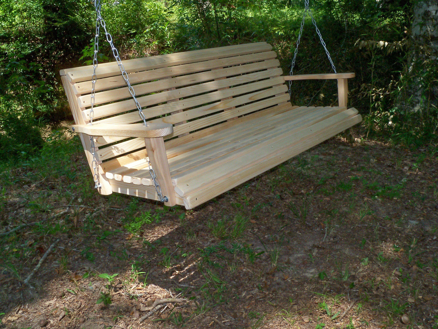 LA Swings Inc. 6ft. Cypress Regular Porch Swing - LEAD TIME TO SHIP  (UNFINISHED 7 BUSINESS DAYS) - (FINISHED 15 BUSINESS DAYS)