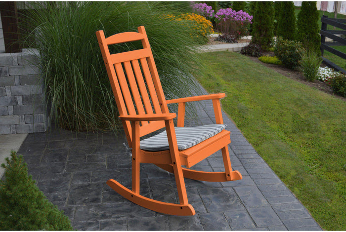 Rocking Chair - A&L Furniture Company Classic Recycled Plastic Porch Rocking Chair