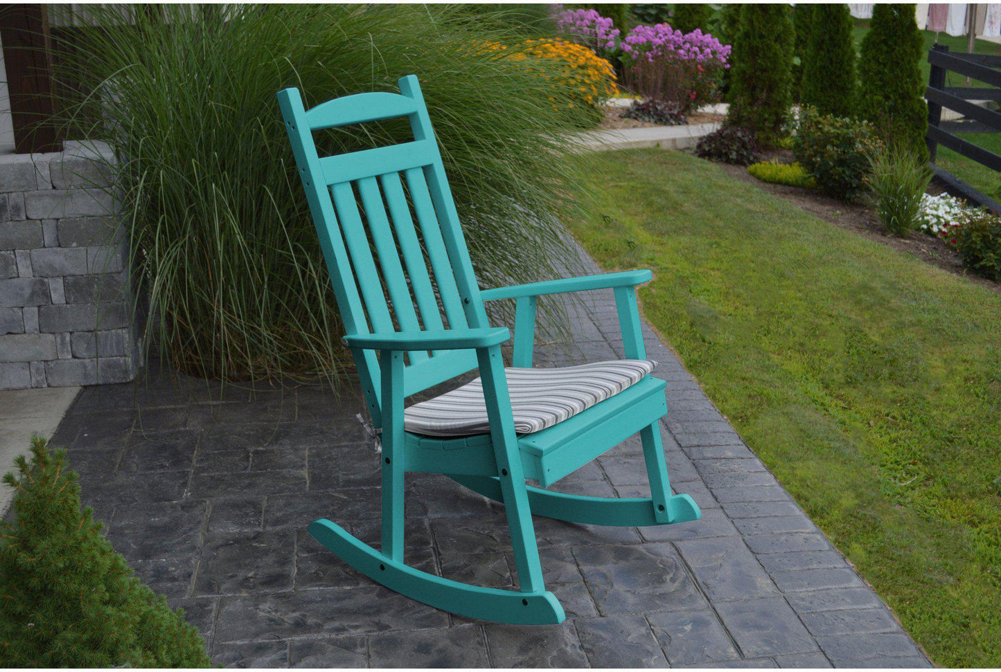 Rocking Chair - A&L Furniture Company Classic Recycled Plastic Porch Rocking Chair