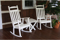 Rocking Chair - A&L Furniture Company Classic Recycled Plastic Porch Rocking Chair