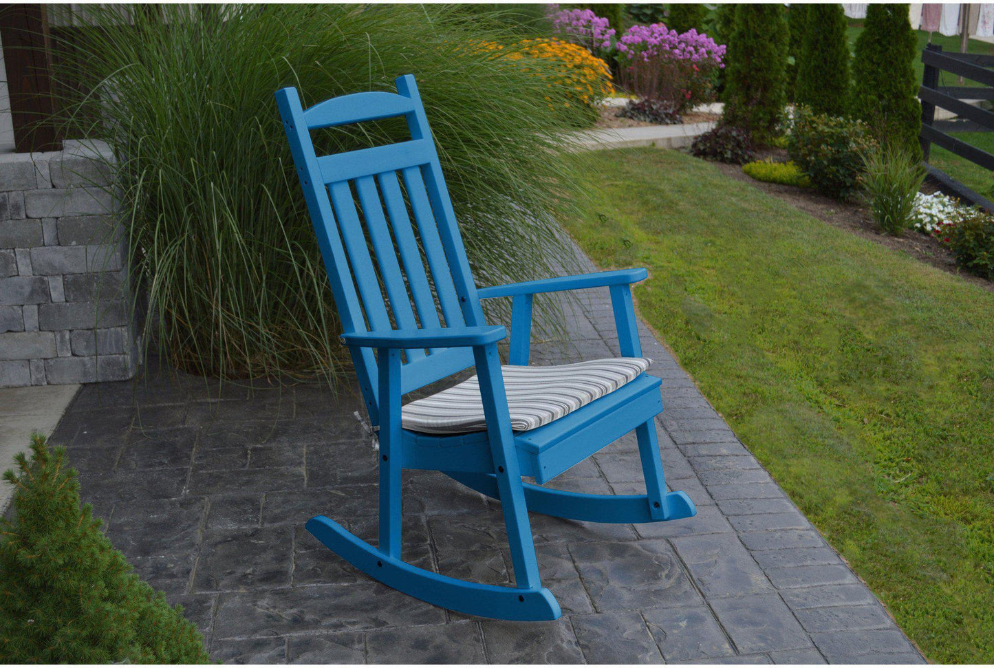 Rocking Chair - A&L Furniture Company Classic Recycled Plastic Porch Rocking Chair