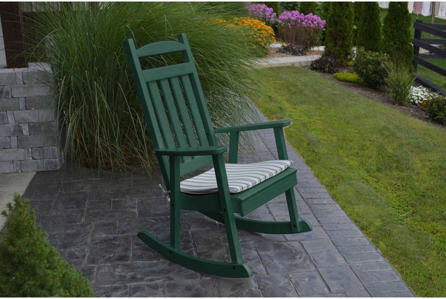 Rocking Chair - A&L Furniture Company Classic Recycled Plastic Porch Rocking Chair