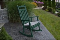 Rocking Chair - A&L Furniture Company Classic Recycled Plastic Porch Rocking Chair