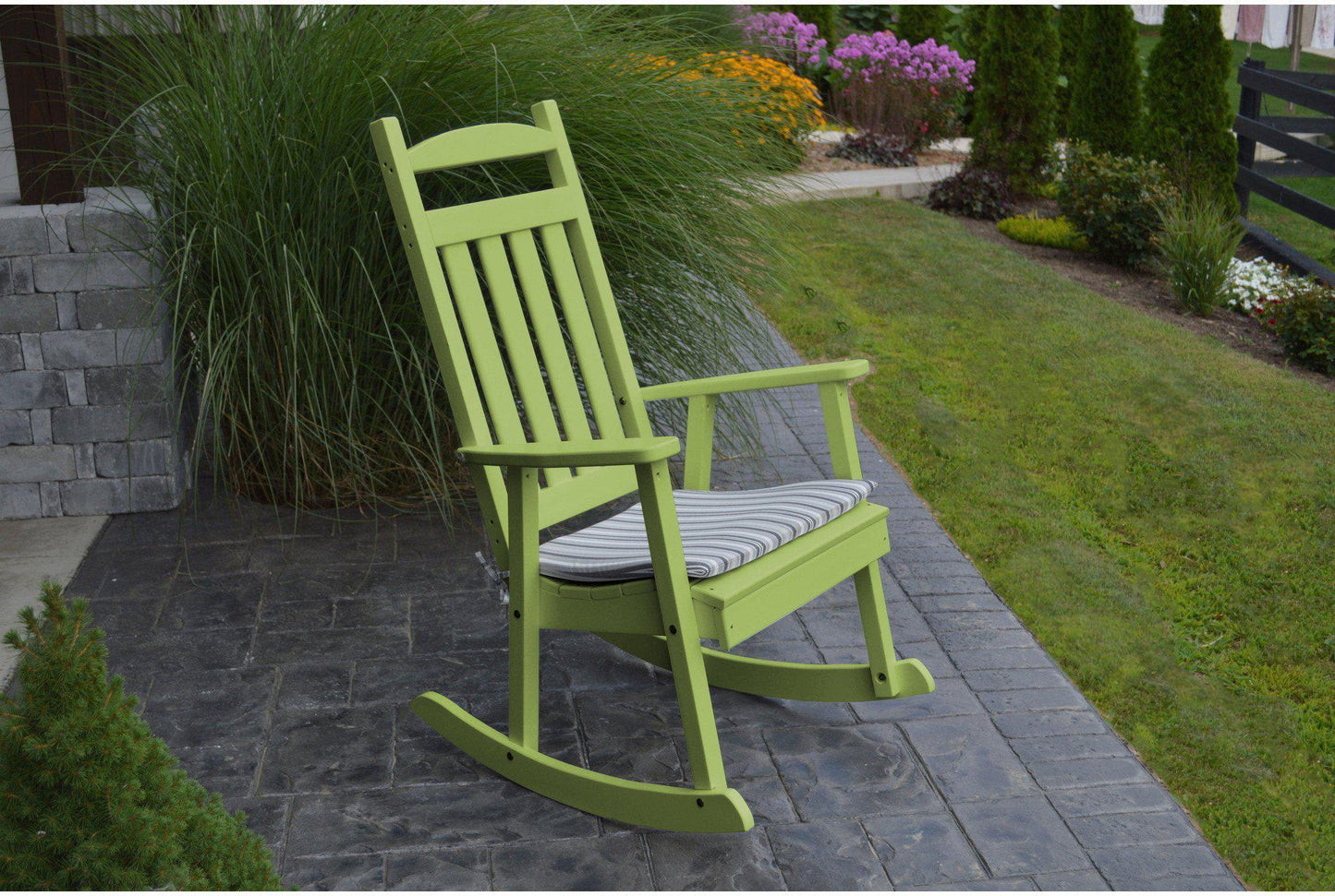 Rocking Chair - A&L Furniture Company Classic Recycled Plastic Porch Rocking Chair