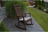 Rocking Chair - A&L Furniture Company Classic Recycled Plastic Porch Rocking Chair