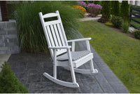 Rocking Chair - A&L Furniture Company Classic Recycled Plastic Porch Rocking Chair