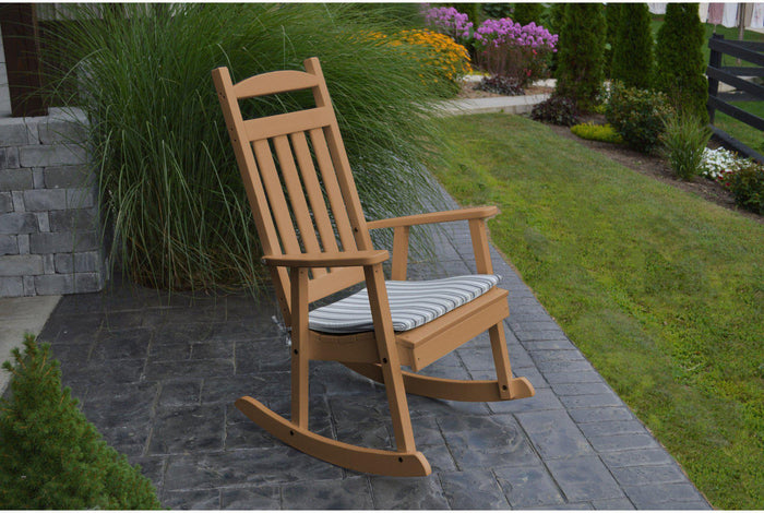 Rocking Chair - A&L Furniture Company Classic Recycled Plastic Porch Rocking Chair