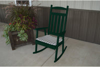 A & L Furniture Yellow Pine Classic Porch Rocking Chair  - Ships FREE in 5-7 Business days - Rocking Furniture