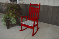 A & L Furniture Yellow Pine Classic Porch Rocking Chair  - Ships FREE in 5-7 Business days - Rocking Furniture