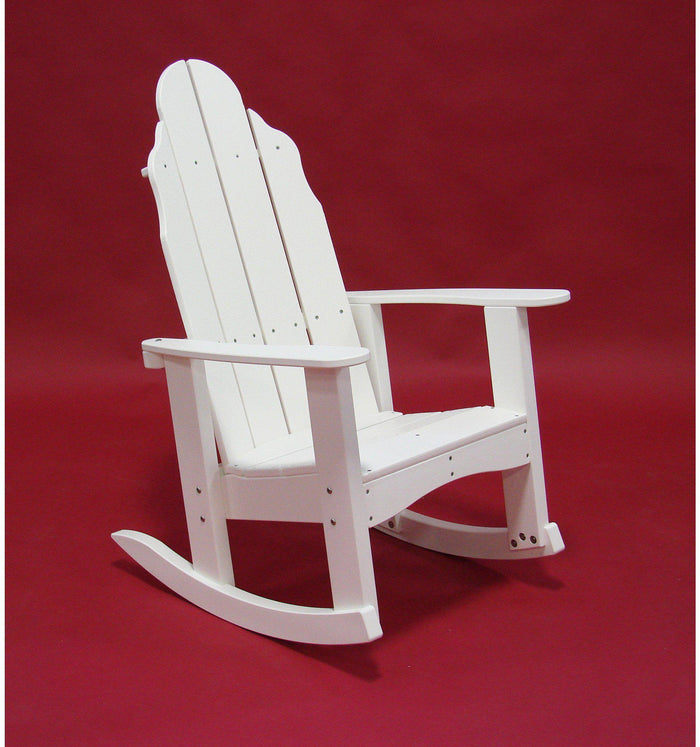 Tailwind Furniture Recycled Plastic Traditional Adirondack Rocking Chair - Rocking Furniture