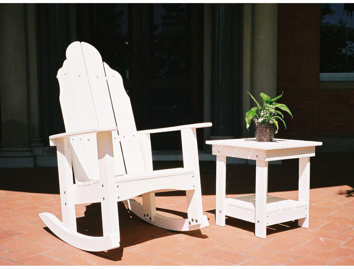 Tailwind Furniture Recycled Plastic Traditional Adirondack Rocking Chair - Rocking Furniture