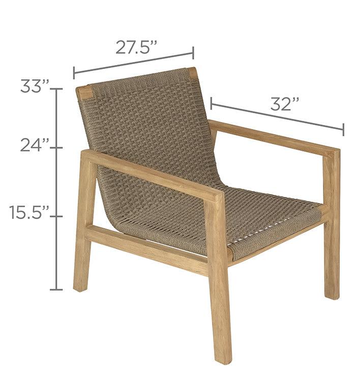 Royal Teak Collection Admiral Club Chair - SHIPS WITHIN 1 TO 2 BUSINESS DAYS