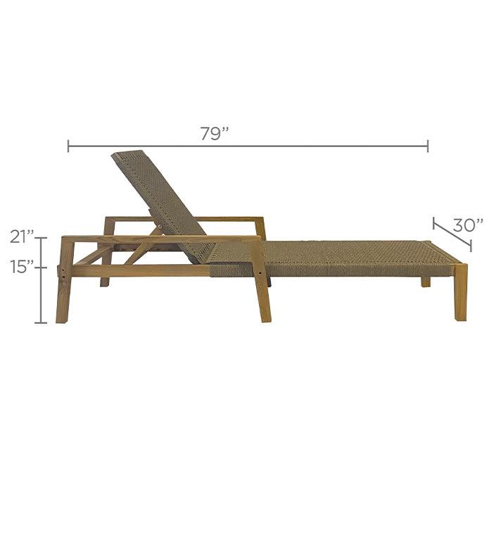 Royal Teak Collection Admiral Sun Lounge - SHIPS WITHIN 1 TO 2 BUSINESS DAYS
