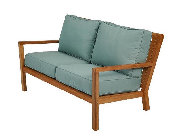 Royal Teak Collection Deep Seating Outdoor Coastal Patio Love-Seat / 2-Seater - SHIPS WITHIN 1 TO 2 BUSINESS DAYS