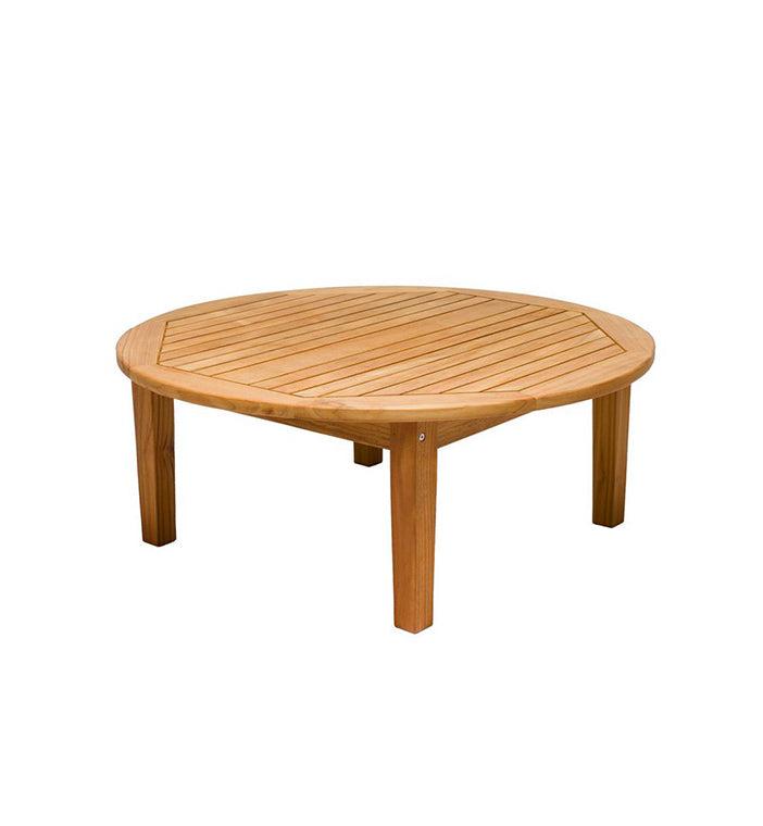 Royal Teak Collection Miami Outdoor Round Sofa Table 42" - SHIPS WITHIN 1 TO 2 BUSINESS DAYS