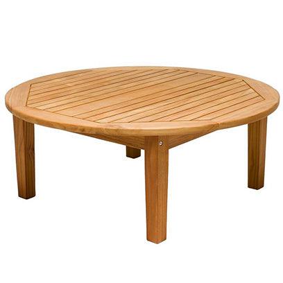 Royal Teak Collection Miami Outdoor Round Sofa Table 42" - SHIPS WITHIN 1 TO 2 BUSINESS DAYS