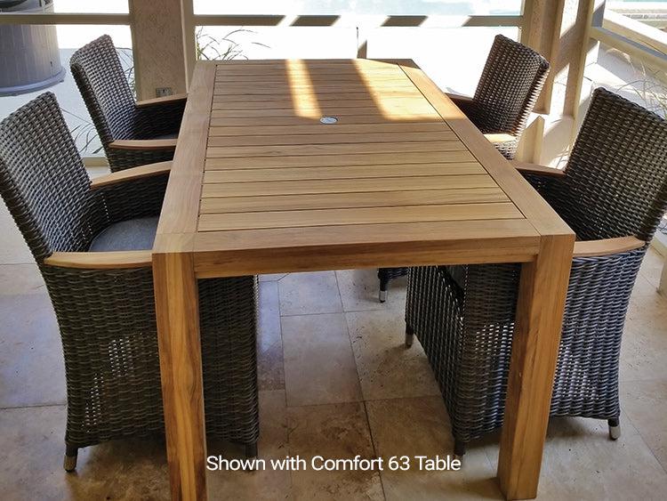 Royal Teak Collection Helena Outdoor All Weather Wicker Patio Chair - SHIPS WITHIN 1 TO 2 BUSINESS DAYS