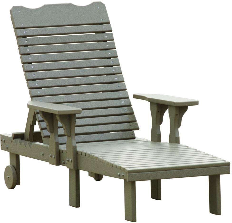 LuxCraft Recycled Plastic Lounge Chair - Rocking Furniture