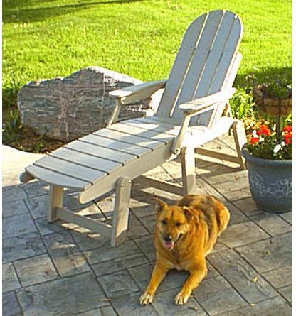 Tailwind Furniture Recycled Plastic Chaise Lounge With Arms - CL 600 AR - Rocking Furniture
