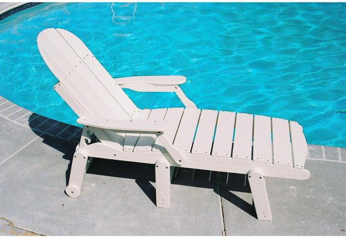 Tailwind Furniture Recycled Plastic Chaise Lounge With Arms - CL 600 AR - Rocking Furniture