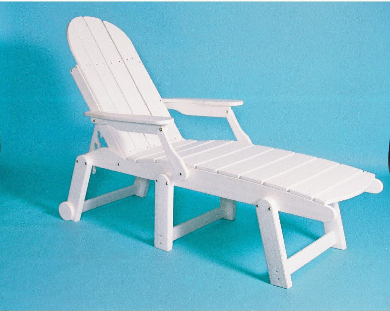 Tailwind Furniture Recycled Plastic Chaise Lounge With Arms - CL 600 AR - Rocking Furniture