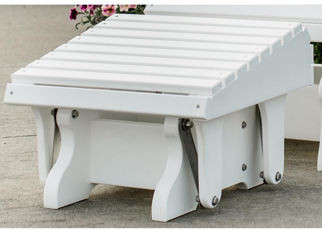 Wildridge Recycled Plastic Heritage Gliding Footrest - LEAD TIME TO SHIP 3 WEEKS